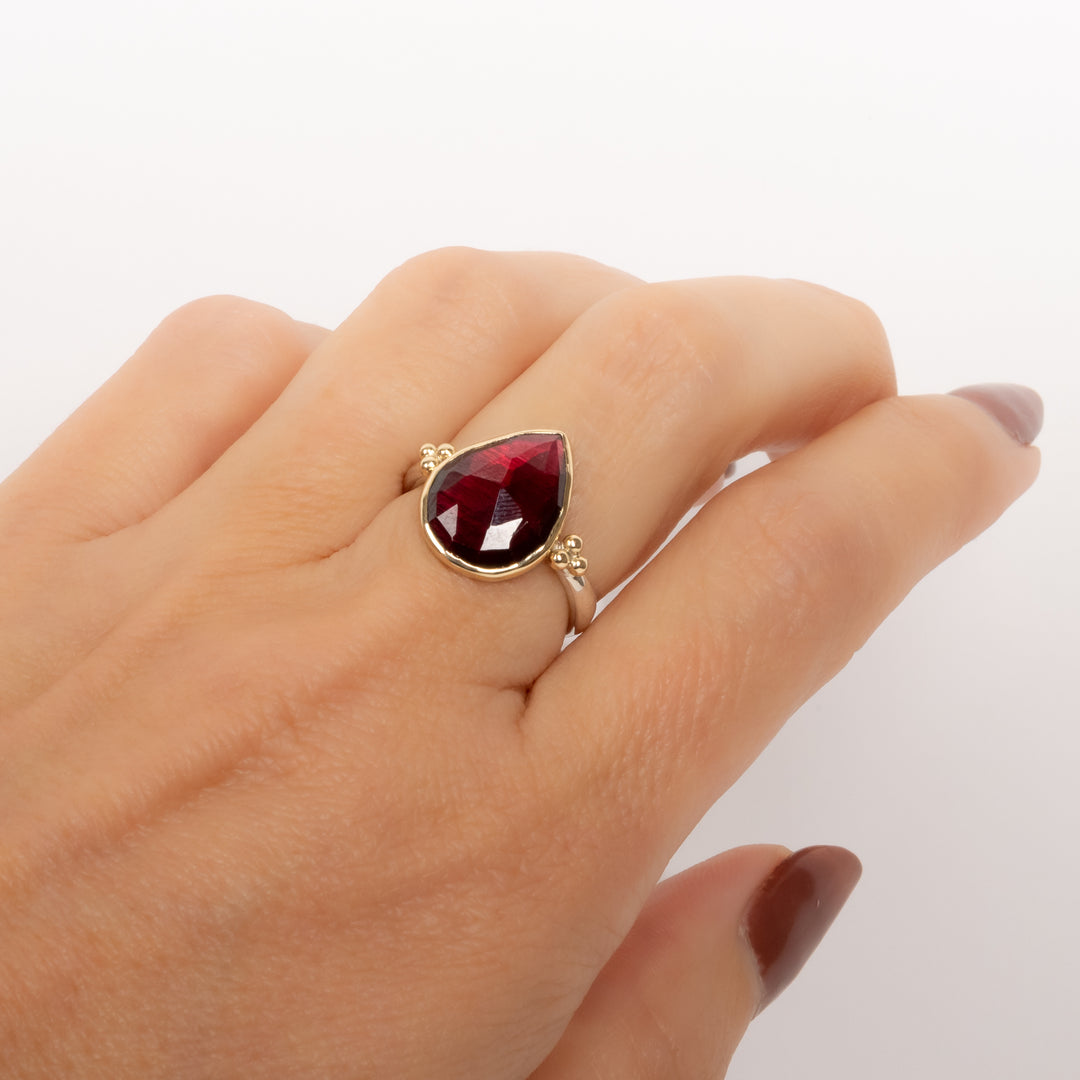 Rhodolite Ring