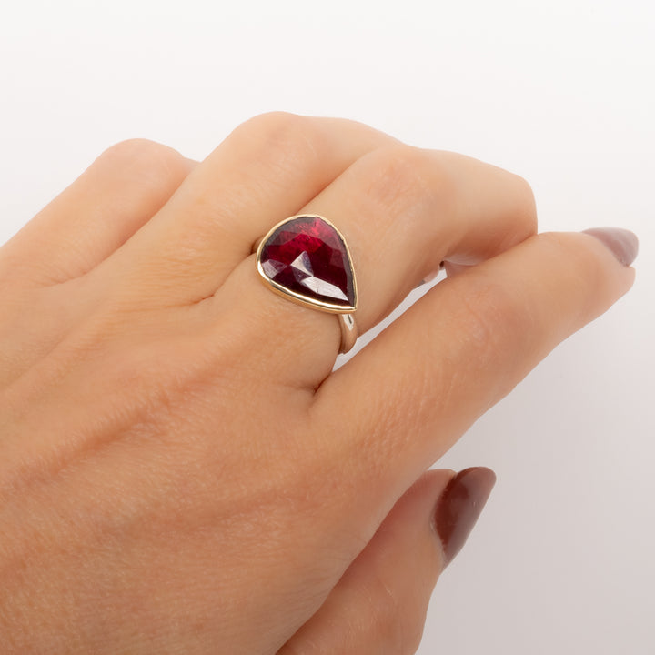 Rhodolite Garnet Ring
