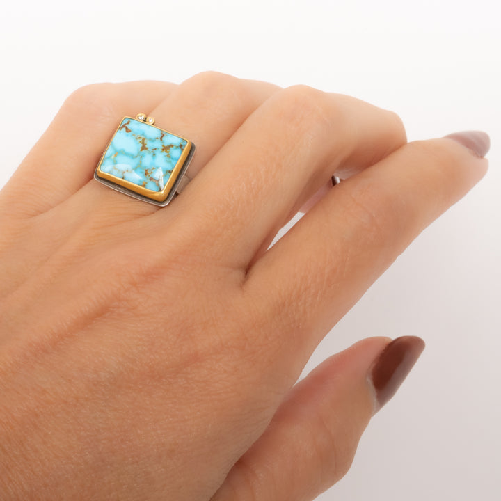 Kingman Turquoise Ring
