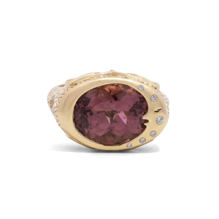 Night Owl Pink Tourmaline Ring