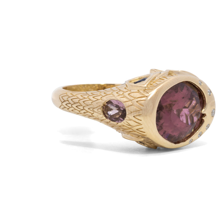 Night Owl Pink Tourmaline Ring