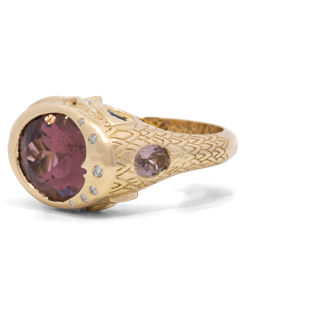 Night Owl Pink Tourmaline Ring