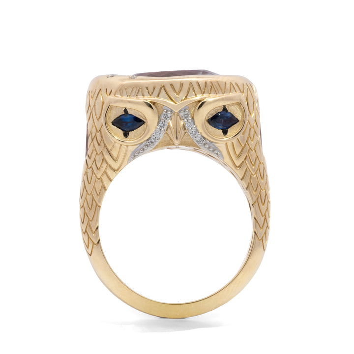 Night Owl Pink Tourmaline Ring