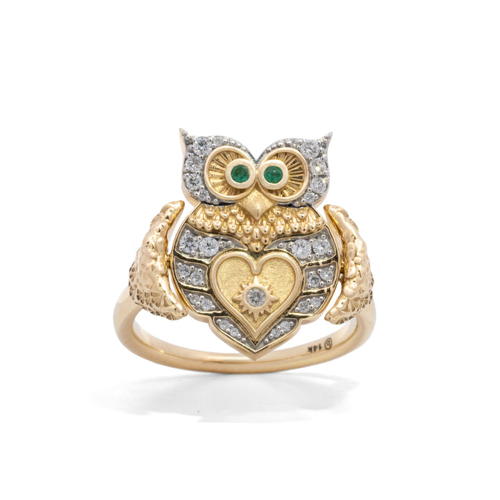 Love Owl Flip Ring