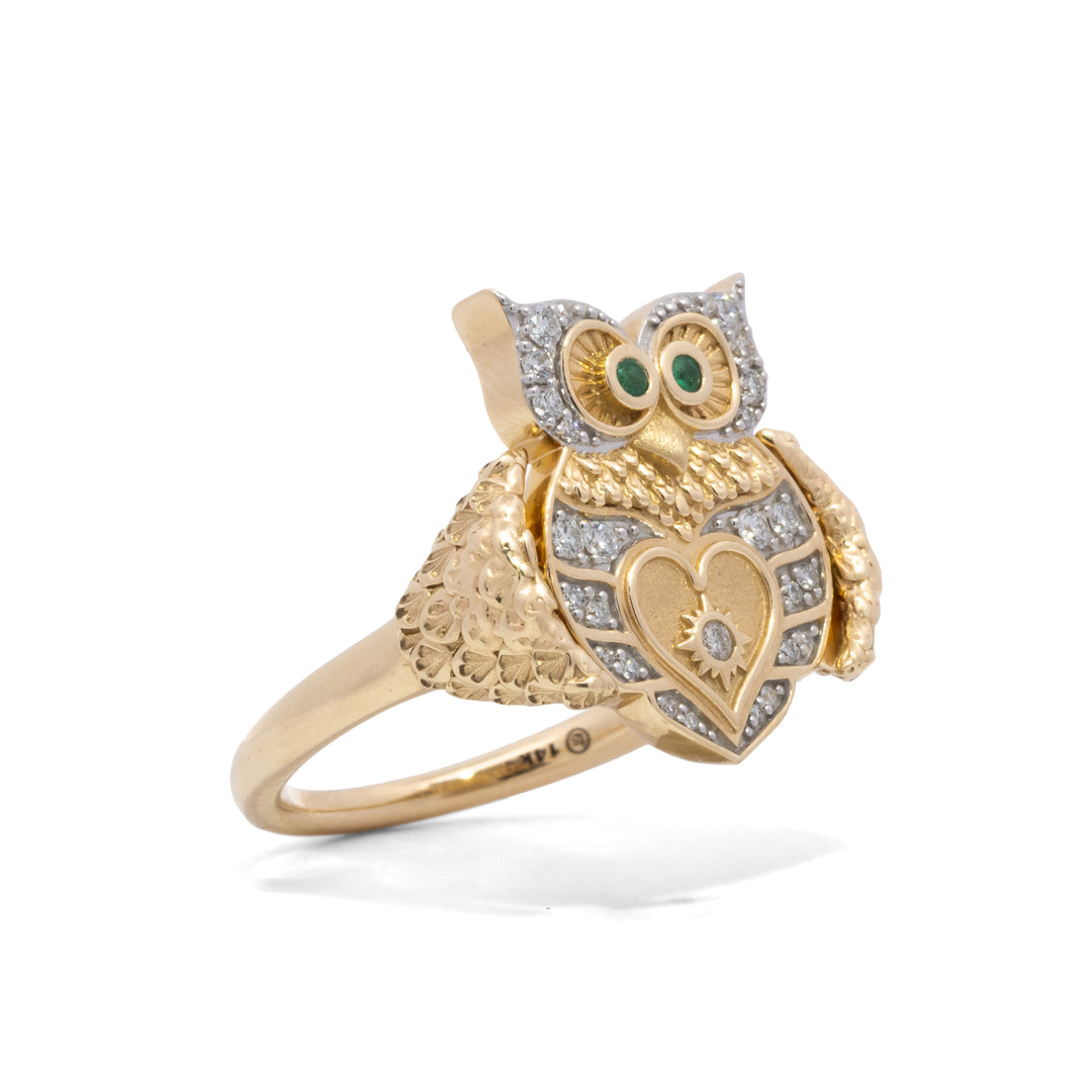 Love Owl Flip Ring