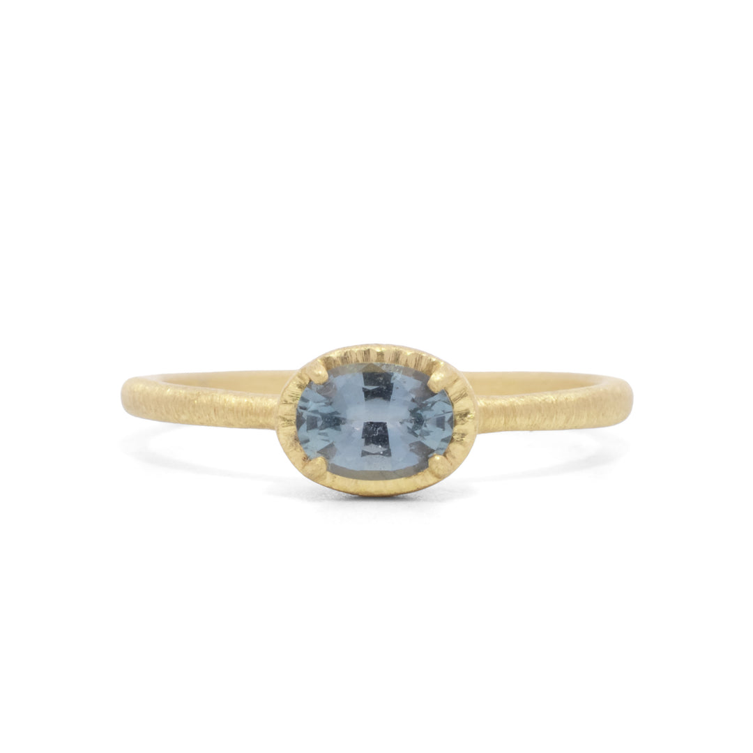 Oval Montana Sapphire Ring