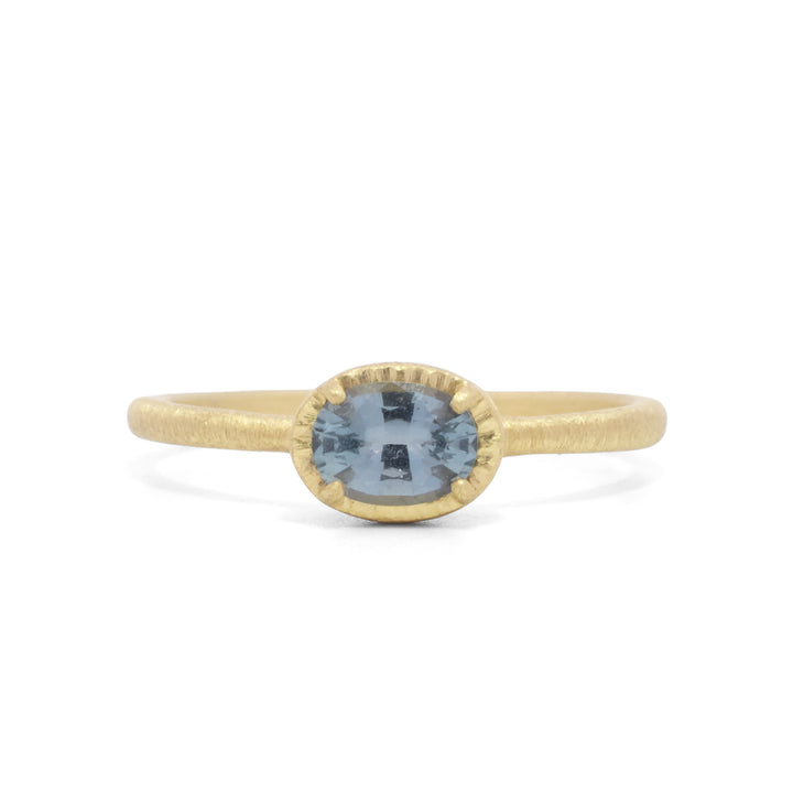 Oval Montana Sapphire Ring
