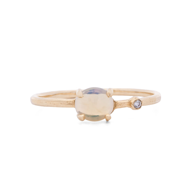 Prong Set Australian Opal Ring