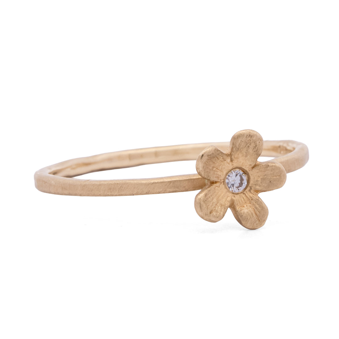 14k Yellow Gold Buttercup Ring