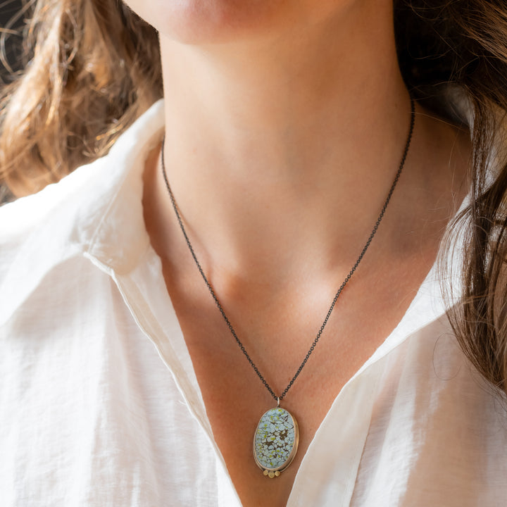 Oval Turquoise Necklace