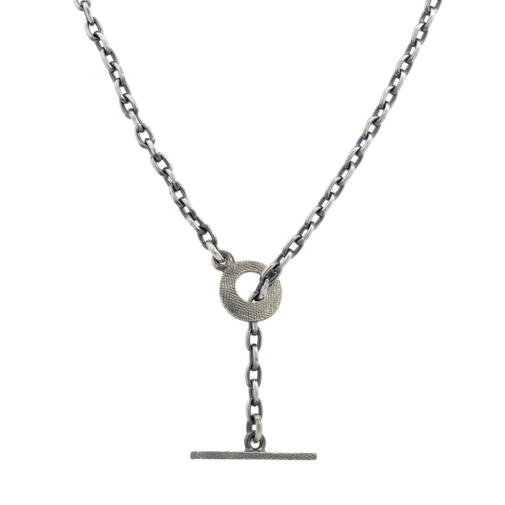 Lucia Small Toggle Oval Cable Chain Necklace