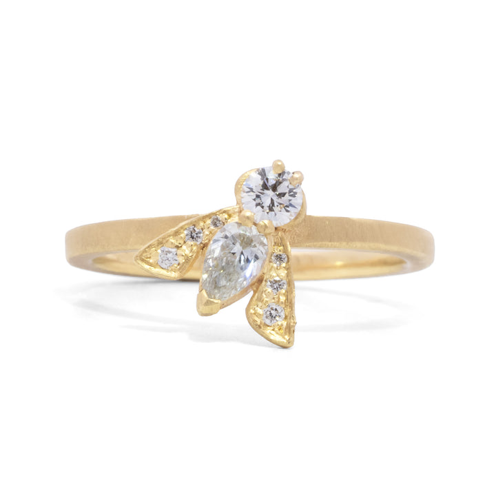 Diamond Queen Bee Ring