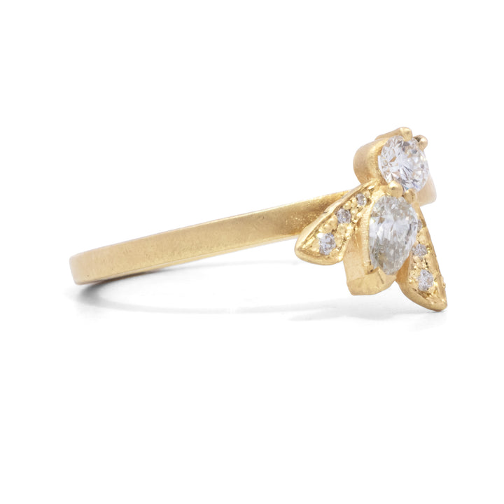 Diamond Queen Bee Ring