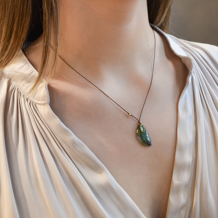 Double Emerald Necklace