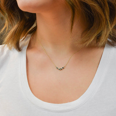 Petal Sapphire Necklace