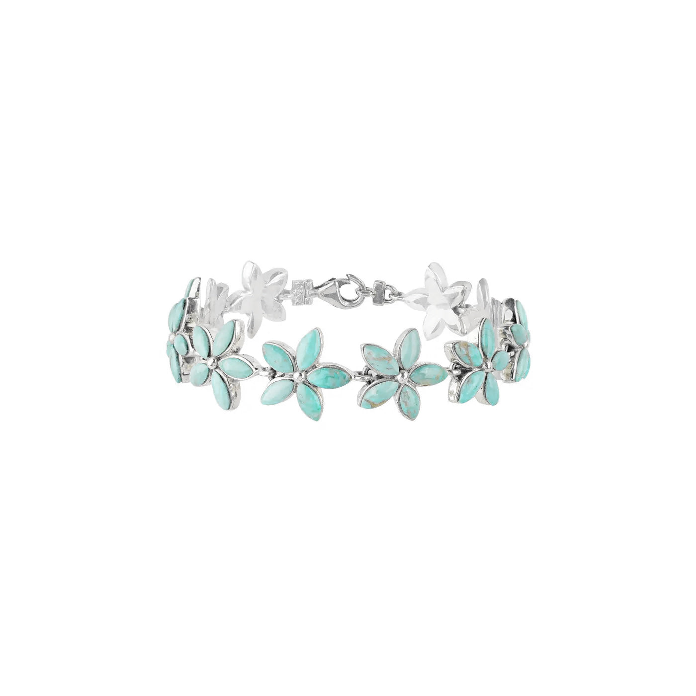 Flower Petal Turquoise Bracelet – Silverado Gallery