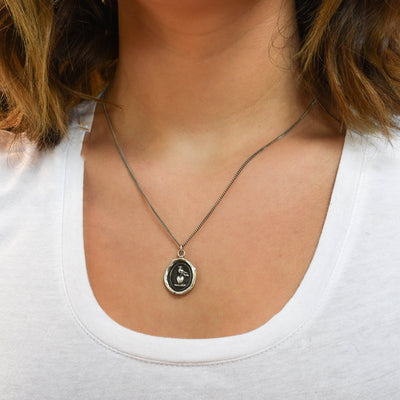 Martlet With Heart Talisman Necklace