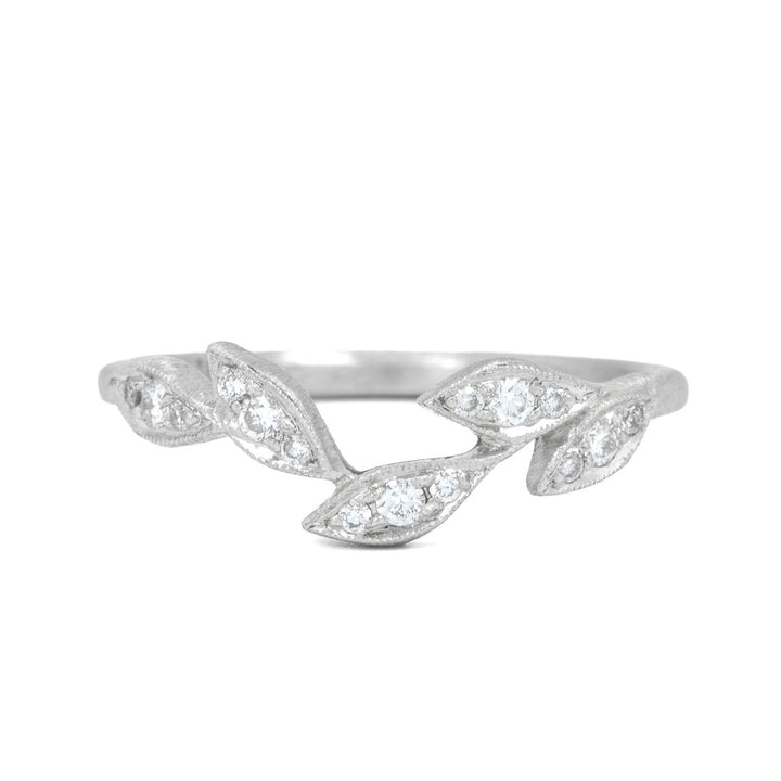 5 Leaf Curve Diamond Ring