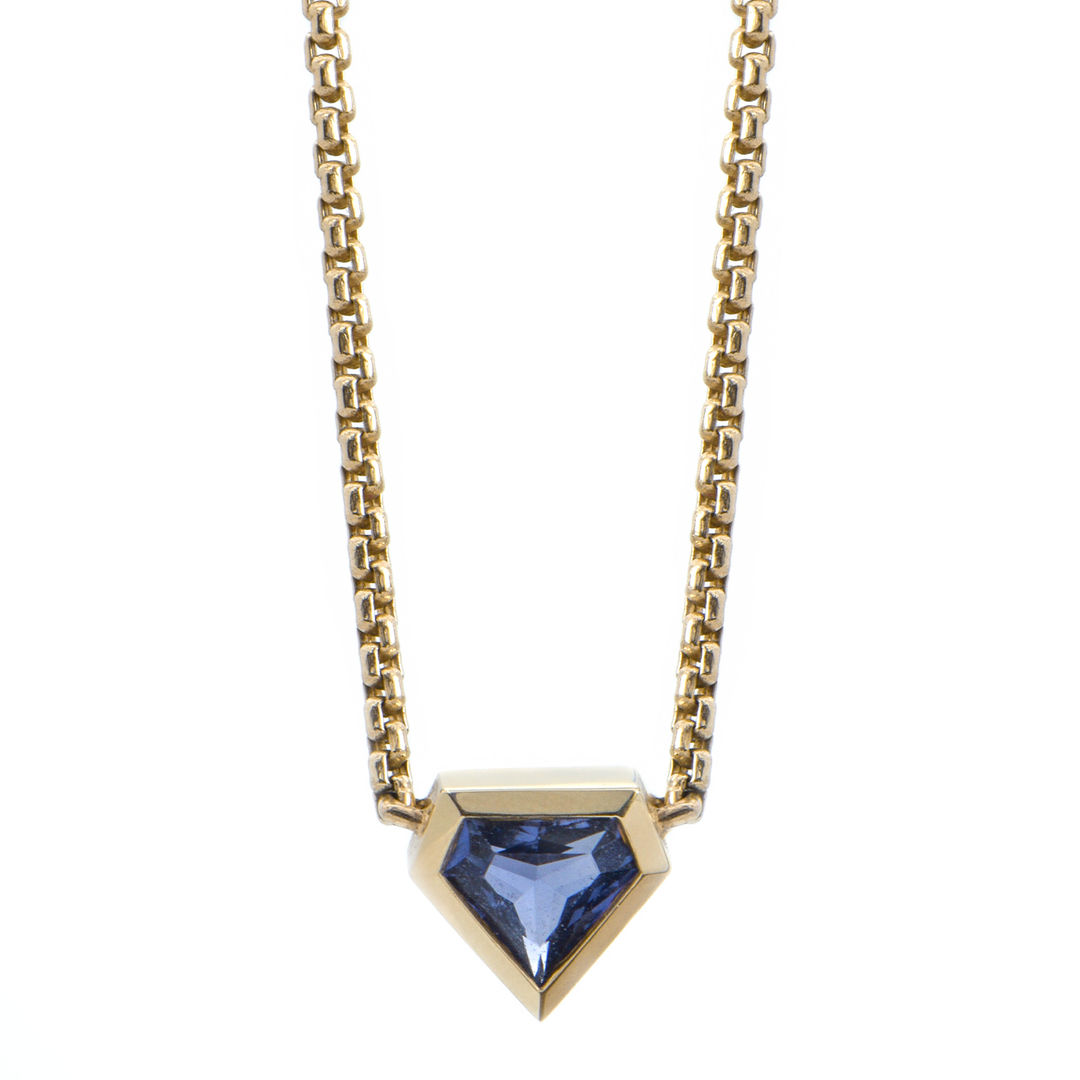 Zoe Chicco Blue Sapphire Necklace