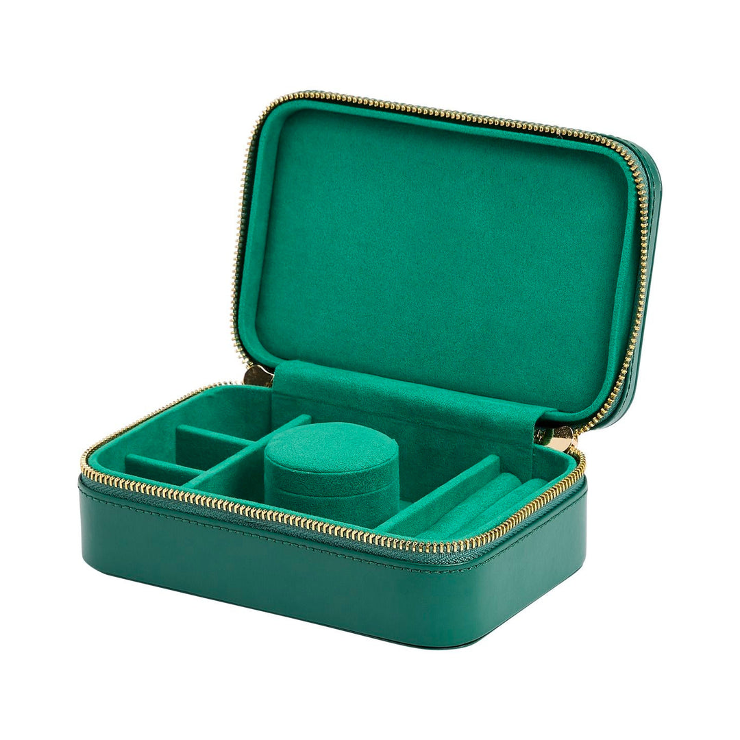 Sophia Travel Zip Case - Forest Green