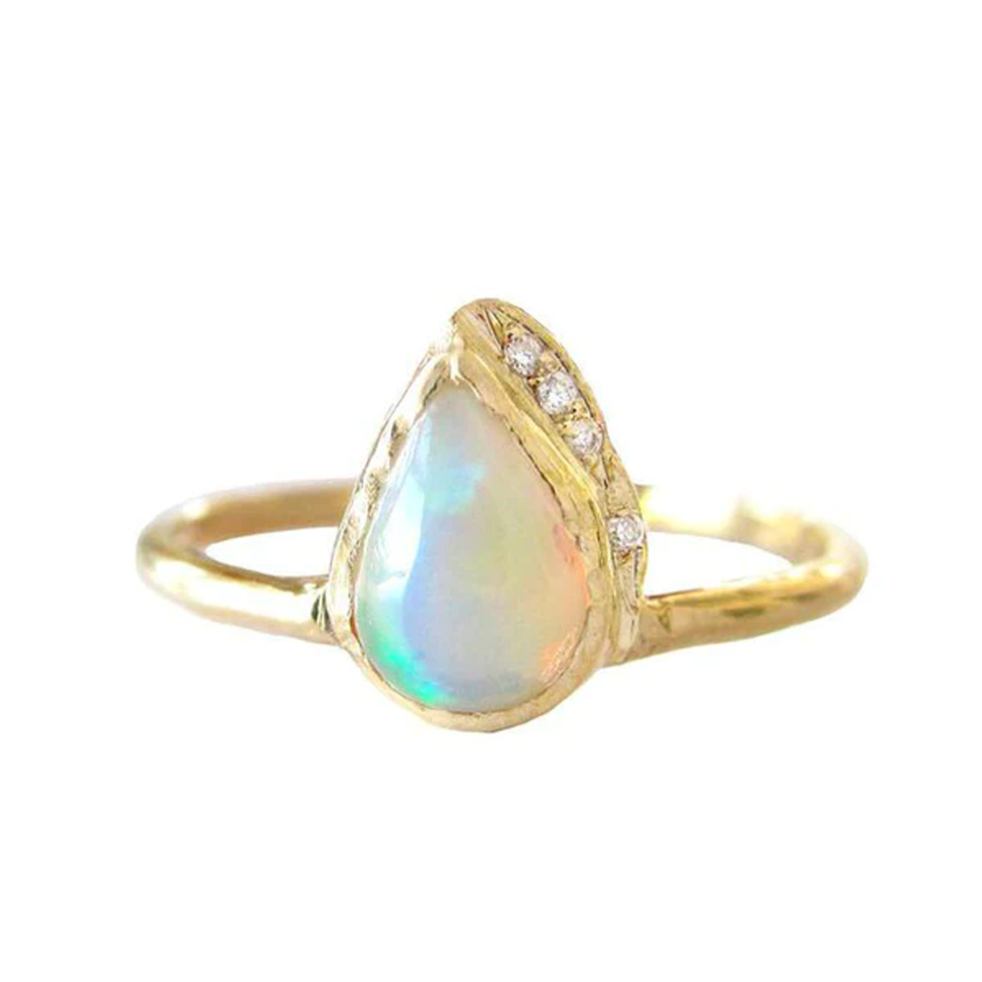 Raindrop Opal Ring