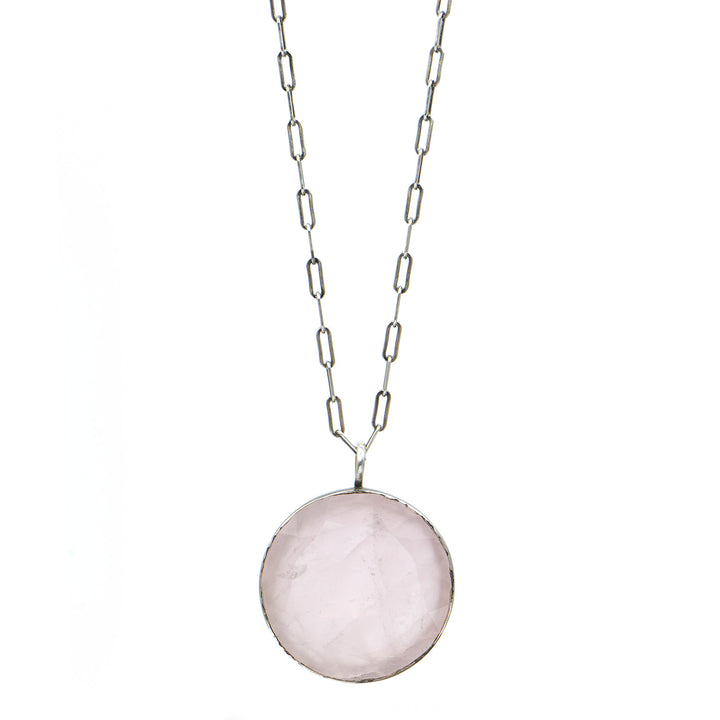 Rose Quartz Pendant Necklace