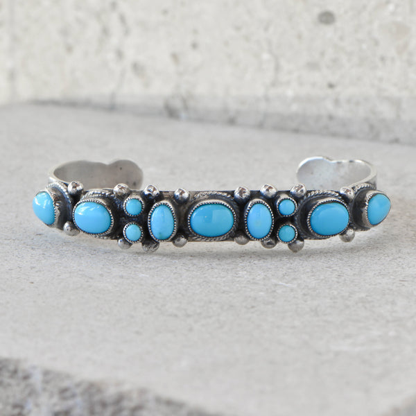 アクセサリー Leo Feeney Turquoise Cuff Bracelet used Leo Feeney Turquoise Cuff Bracelet – Silverado Gallery