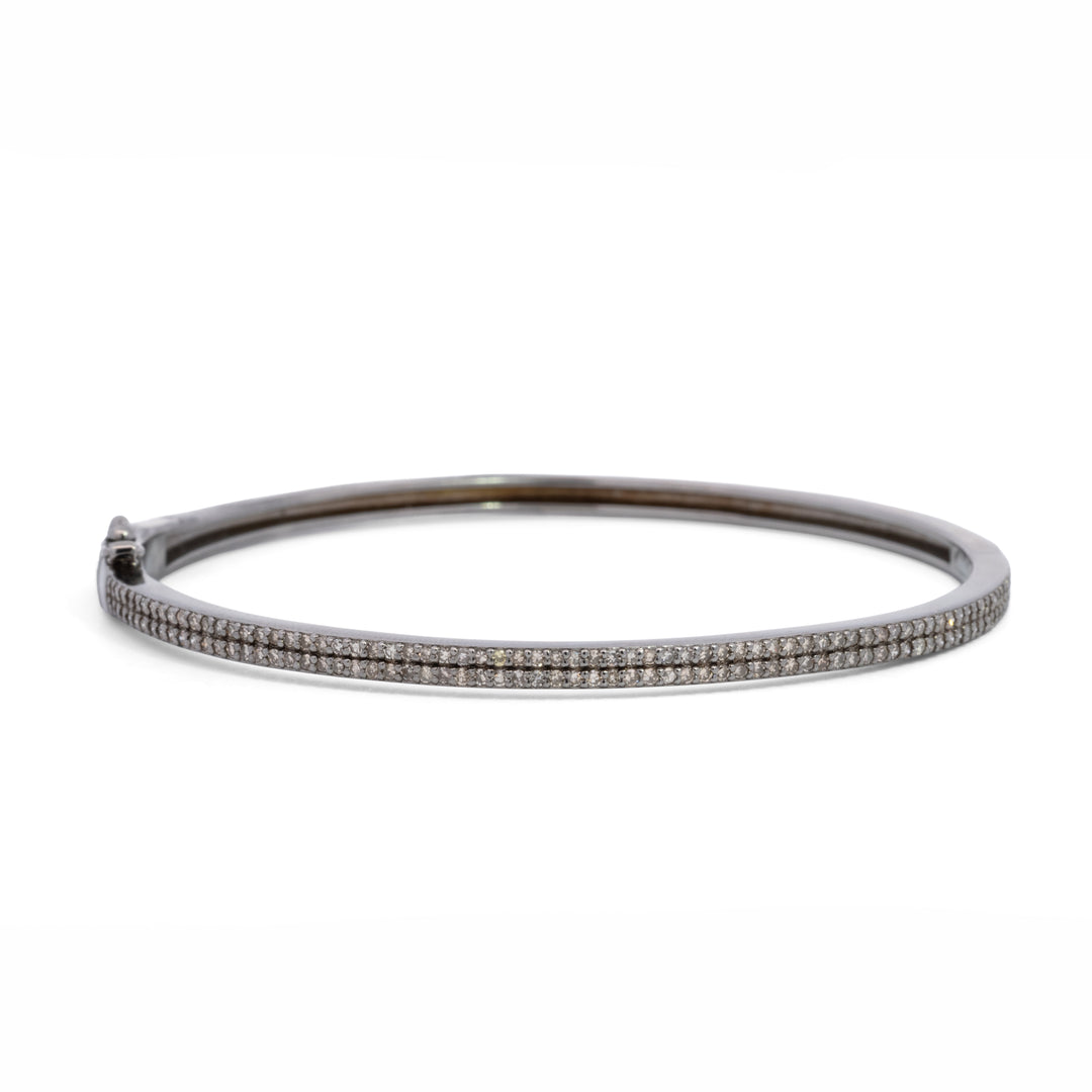 Double Row Pavé Diamond Bracelet