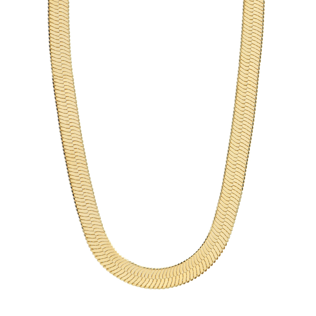 5mm Gold Fill Herringbone Chain Necklace