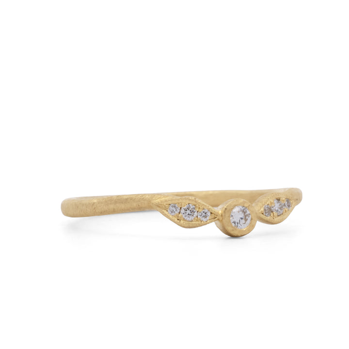 Bezel & Leaf Ring