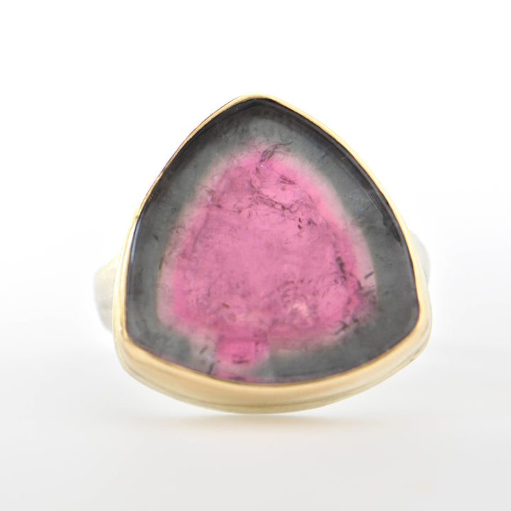 Watermelon Tourmaline Ring