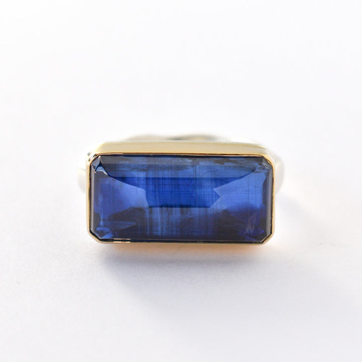 Inverted Kyanite Ring