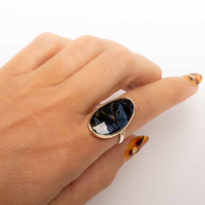 Asymmetrical Pietersite Ring