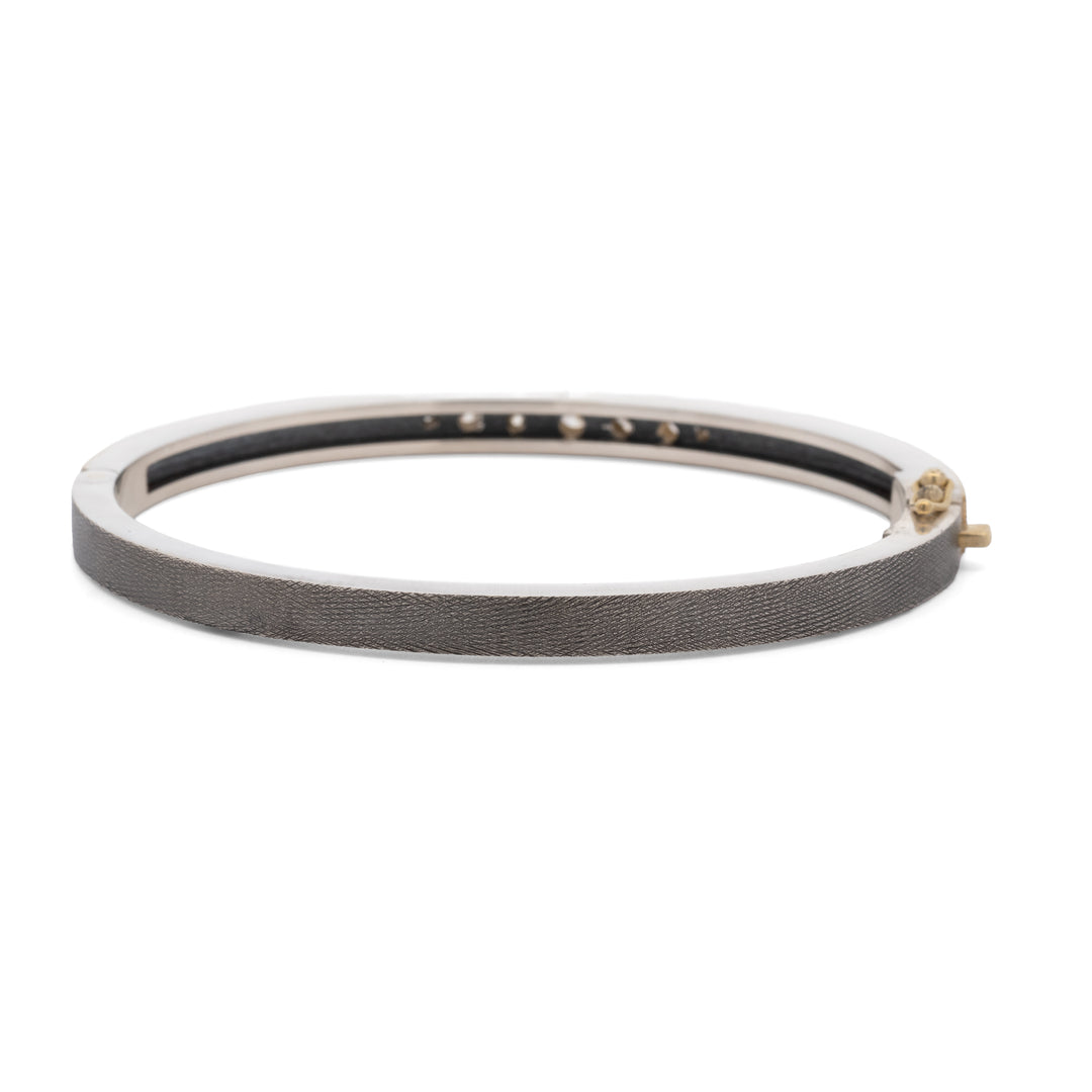 Petra 4 mm Bezel White Diamond Bracelet