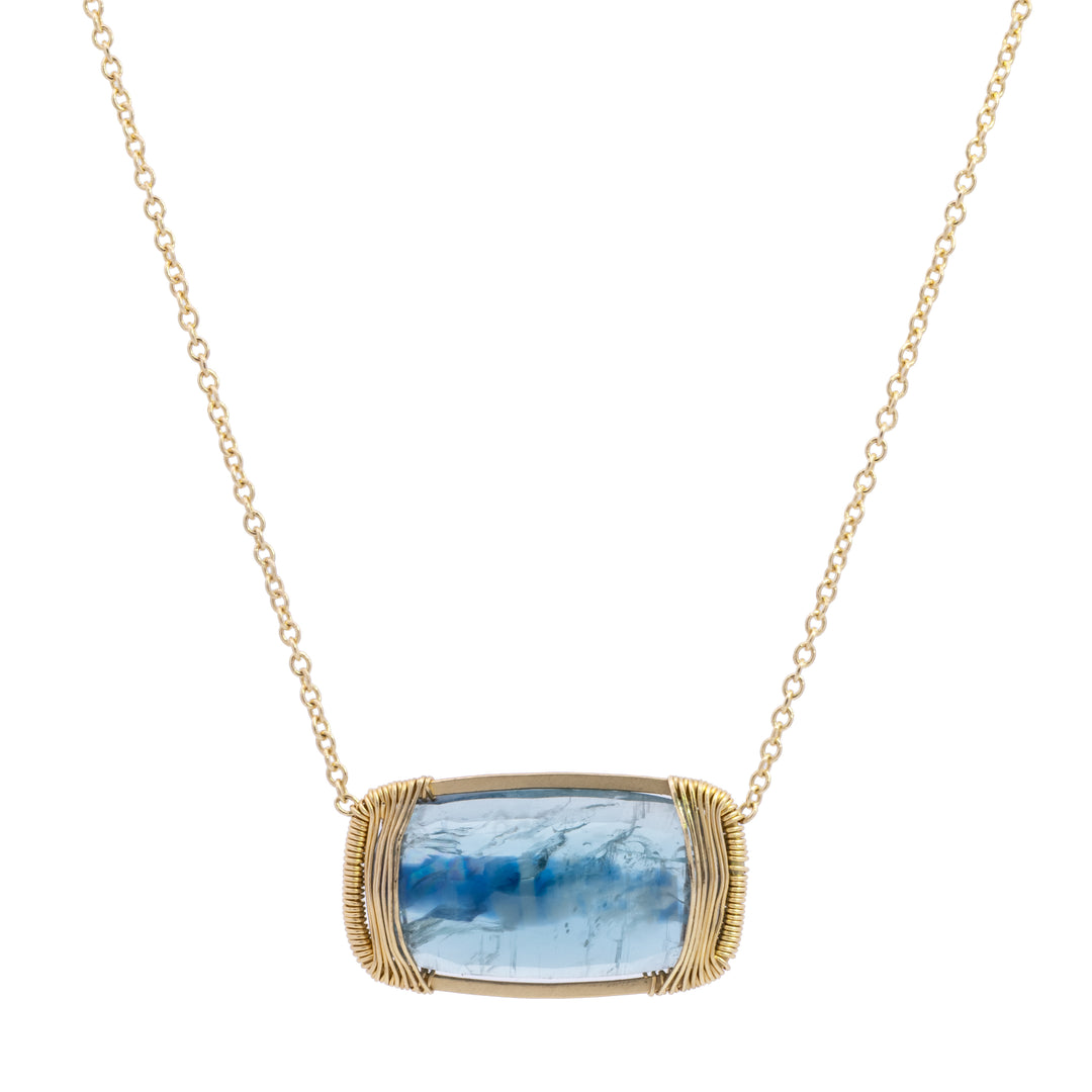 Faceted Kyanite Necklace