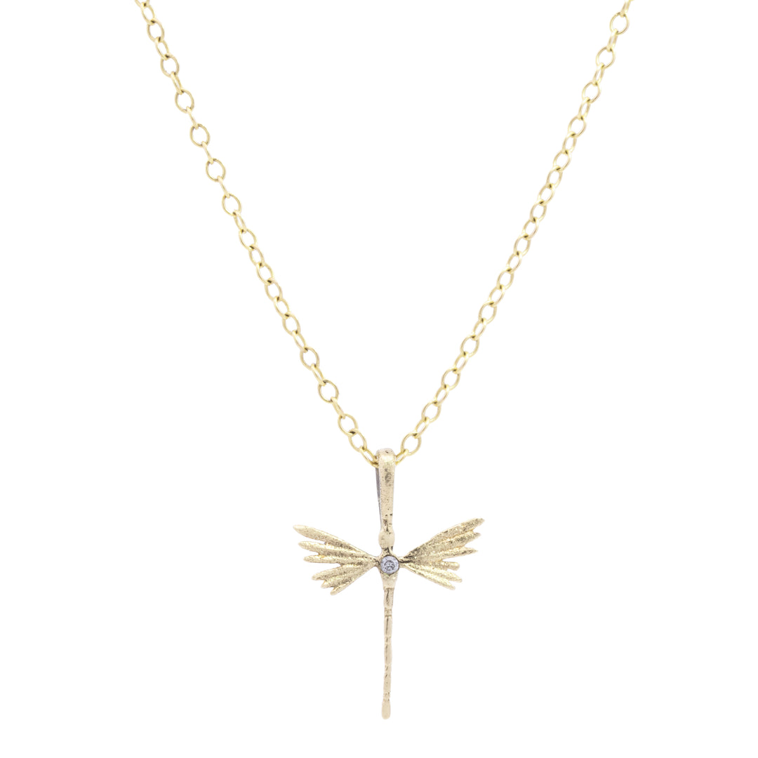 Tiny Dragonfly Charm