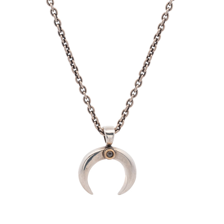 Crescent Moon Naja Necklace