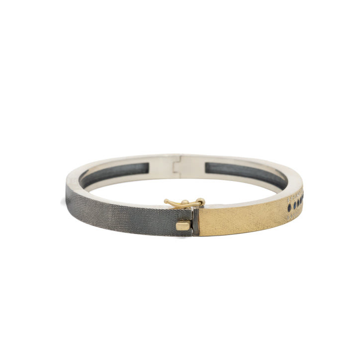 Trunk Show 6 mm Iman Blue Sapphire & Diamond Bracelet