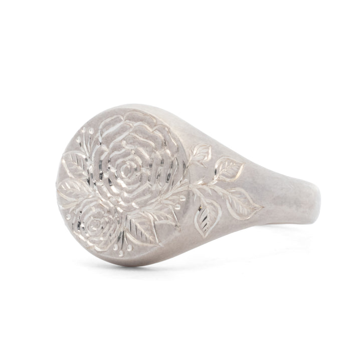 Beloved Rose Signet Ring