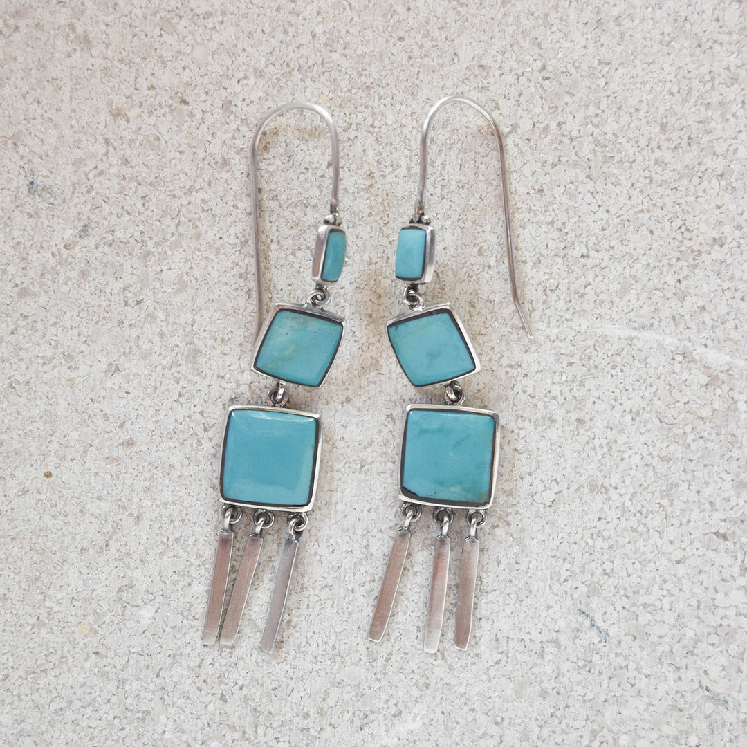 Turquoise Madera Drop Earrings