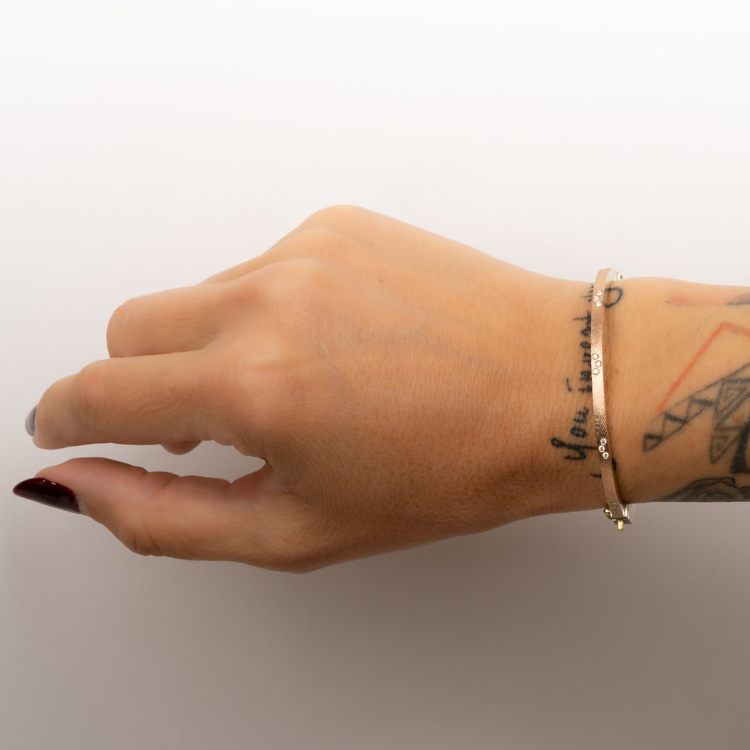 Trunk Show 2.5 mm Maru Lux Rose Gold & Silver Bracelet