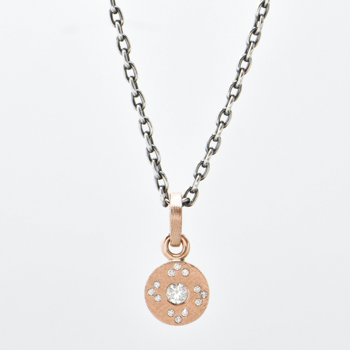 Etoile Diamond Rose Gold Pendant