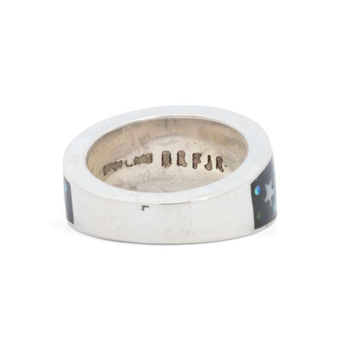 Galaxy Wide Inlay Ring