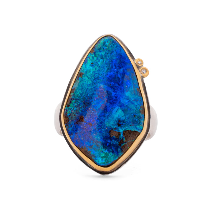 Boulder Opal Ring