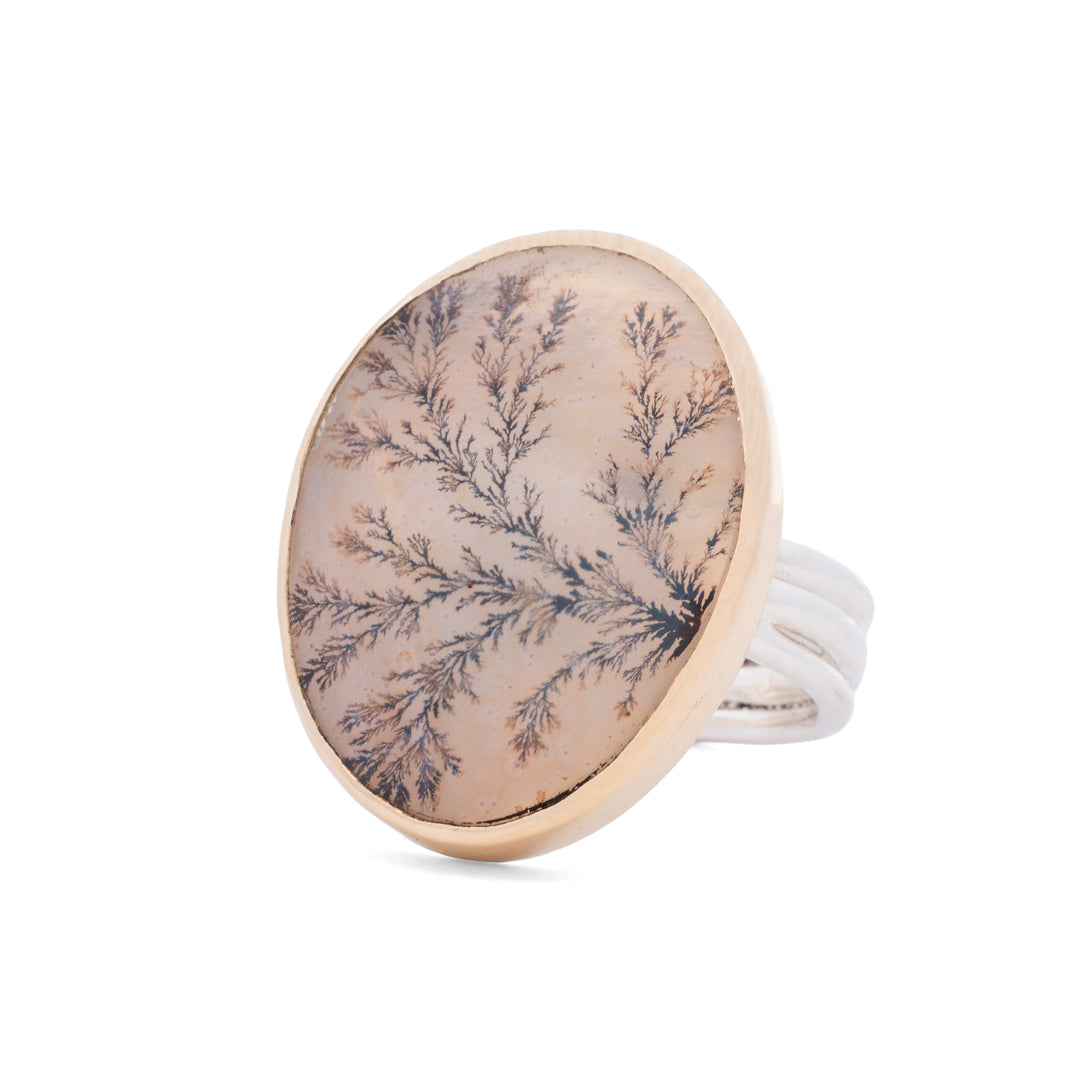 Dendritic Agate Ring