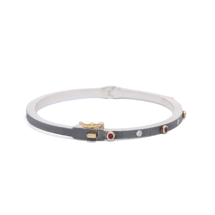 Trunk Show 2.5 mm Junia Ruby & Diamond Bracelet