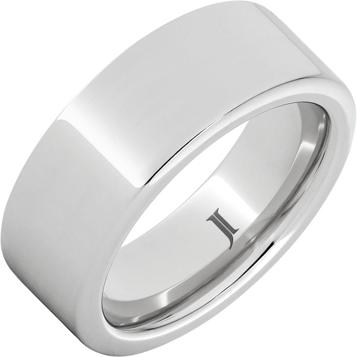 8 mm Serinium Flat Polished Band