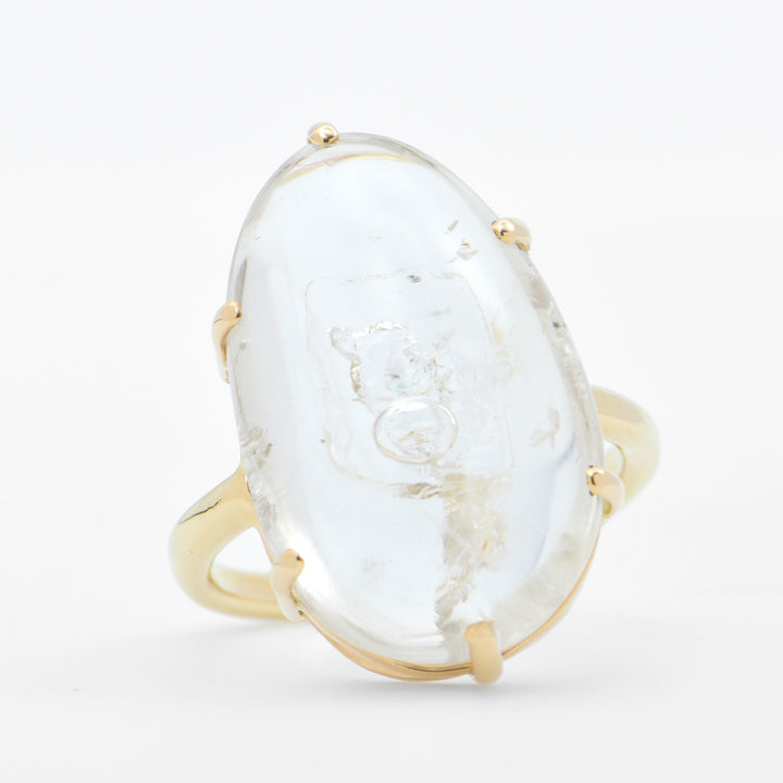 Enhydro Quartz Ring