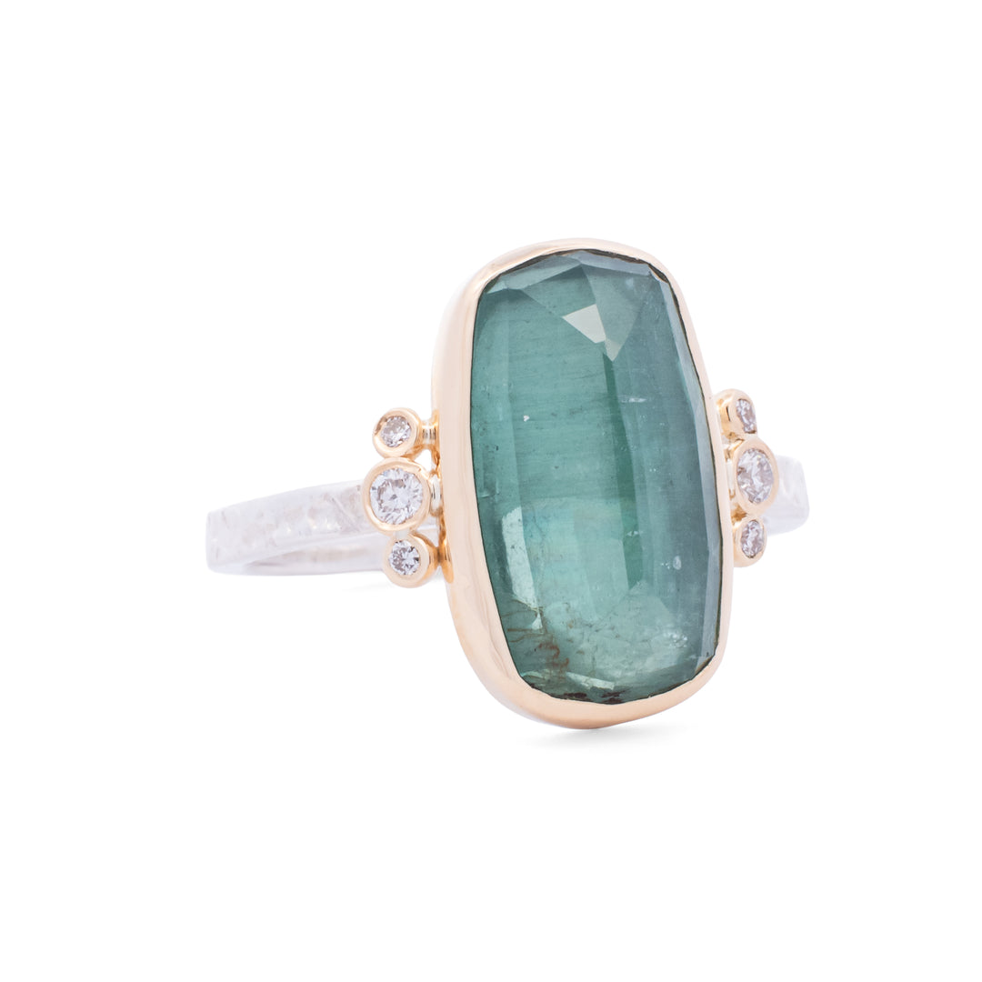 Green Ocean Kyanite Ring