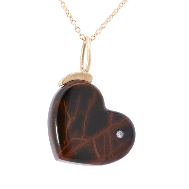 Spiderman Jasper with Diamond Heart Charm
